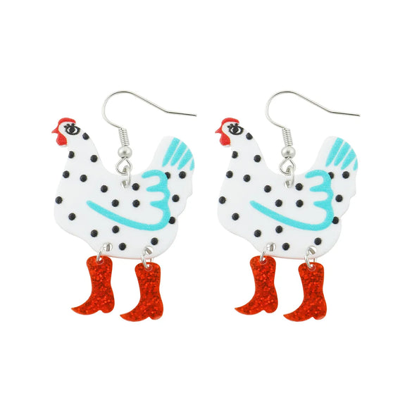 Wholesale Jewelry 1 Pair Funny Animal Arylic Drop Earrings
