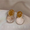 Wholesale Jewelry 1 Pair Lady Geometric Resin Ear Studs