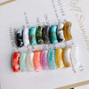 Wholesale Jewelry Accessories Acrylic Plastic Resin Environmental Protection Halo Bent Tube Beads For Earrings Necklace Bracelet