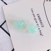 Wholesale Jewelry Accessories Acrylic Resin Candy Color Sparkling Stars Peach Heart Jewelry Material