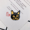 Wholesale Jewelry Accessories Acrylic Resin Kitten Pendant With Carving And Inlay