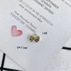 Wholesale Jewelry Accessories Alloy Bow Pendant Electroplated For Earrings Necklaces And Bracelets