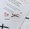 Wholesale Jewelry Accessories Alloy Bow Pendant Electroplated For Earrings Necklaces And Bracelets