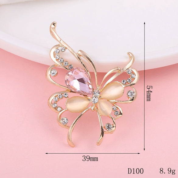 Wholesale Jewelry Accessories Alloy Butterfly Dripping Glue Design