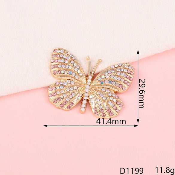 Wholesale Jewelry Accessories Alloy Butterfly Dripping Glue Design