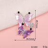 Wholesale Jewelry Accessories Alloy Butterfly Dripping Glue Design