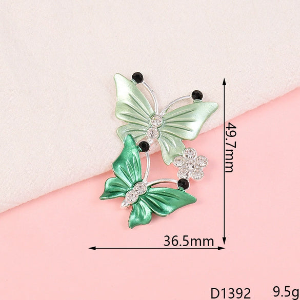 Wholesale Jewelry Accessories Alloy Butterfly Dripping Glue Design