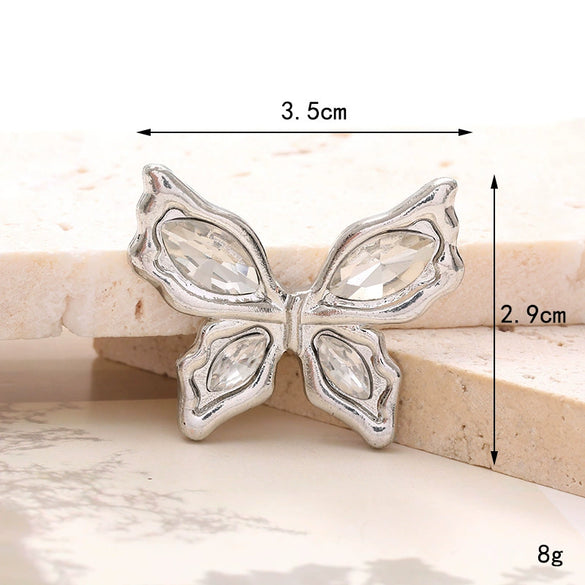 Wholesale Jewelry Accessories Alloy Butterfly Dripping Glue Design