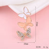 Wholesale Jewelry Accessories Alloy Butterfly Dripping Glue Design