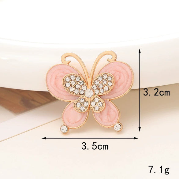 Wholesale Jewelry Accessories Alloy Butterfly Dripping Glue Design