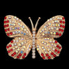Wholesale Jewelry Accessories Alloy Butterfly Dripping Glue Design