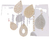 Wholesale Jewelry Accessories Alloy Real Gold Hollow Water Drop Electroplated Jewelry Material For Bracelet Necklace Earrings Pendant