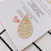 Wholesale Jewelry Accessories Alloy Real Gold Hollow Water Drop Electroplated Jewelry Material For Bracelet Necklace Earrings Pendant