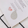 Wholesale Jewelry Accessories Alloy Real Gold Hollow Water Drop Electroplated Jewelry Material For Bracelet Necklace Earrings Pendant