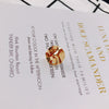Wholesale Jewelry Accessories Alloy S925 Silver Needle Ring Curved Oval Rectangular Geometric Shape Earrings Electroplated