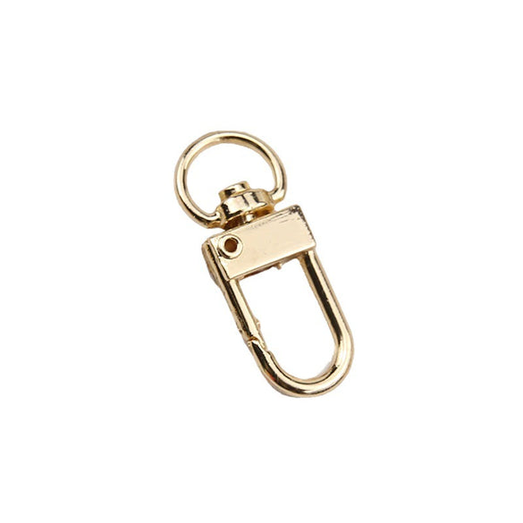 Wholesale Jewelry Accessories Alloy Silver Plated Gold Plated Electroplated U Shaped Minimalist Keychain Pendant