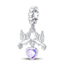 Wholesale Jewelry Accessories Bracelet Copper Plated 925 Silver Life Tree Sun World Peace Pigeon Charm Beads With Dripping Oil Design