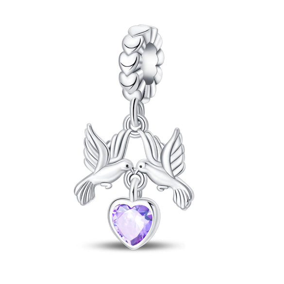 Wholesale Jewelry Accessories Bracelet Copper Plated 925 Silver Life Tree Sun World Peace Pigeon Charm Beads With Dripping Oil Design