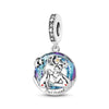 Wholesale Jewelry Accessories Bracelet Copper Plated 925 Silver Life Tree Sun World Peace Pigeon Charm Beads With Dripping Oil Design