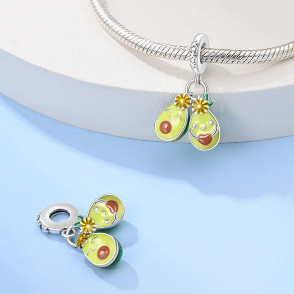 Wholesale Jewelry Accessories Bracelet Silver Plated Firefly Lily Of The Valley Luminous Charm Beads Dripping Oil Original Design