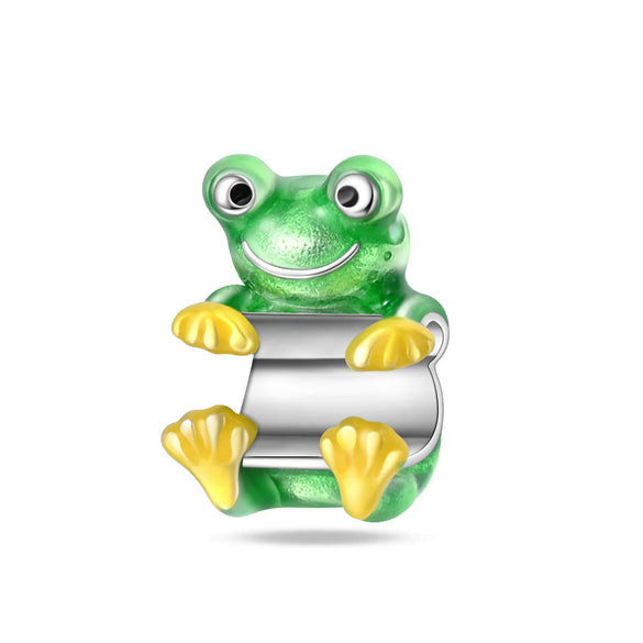 Wholesale Jewelry Accessories Bracelet Silver Plated Firefly Lily Of The Valley Luminous Charm Beads Dripping Oil Original Design