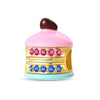 Wholesale Jewelry Accessories Bracelet Silver Plated Fruit Food Style Dripping Oil Gourmet Macaron Chips Chocolate Cake Pendant Charm Beads