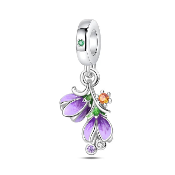 Wholesale Jewelry Accessories Butterfly Beads Bracelet 925 Silver Plated With Dripping Oil Treatment