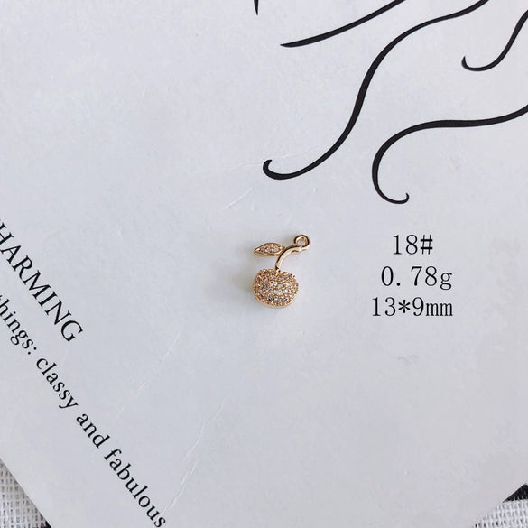 Wholesale Jewelry Accessories Copper And Zircon Inlaid Love Moon Wings Cross Pendant