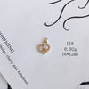 Wholesale Jewelry Accessories Copper And Zircon Inlaid Love Moon Wings Cross Pendant