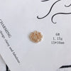 Wholesale Jewelry Accessories Copper And Zircon Inlaid Love Moon Wings Cross Pendant