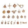 Wholesale Jewelry Accessories Copper And Zircon Inlaid Love Moon Wings Cross Pendant