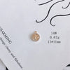 Wholesale Jewelry Accessories Copper And Zircon Inlaid Love Moon Wings Cross Pendant