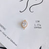 Wholesale Jewelry Accessories Copper And Zircon Inlaid Love Moon Wings Cross Pendant