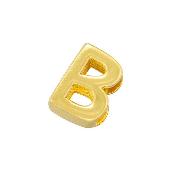 Wholesale Jewelry Accessories Copper Electroplated With English Letter Beads