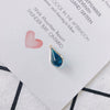 Wholesale Jewelry Accessories Copper Gold Edge Inlaid Rhinestones Transparent Multicolor Water Drop Glass Glaze Pendant Earrings
