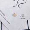 Wholesale Jewelry Accessories Copper Inlaid Zircon Moon Star Leaf Fan Pendant