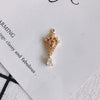 Wholesale Jewelry Accessories Copper Real Gold Plated Micro Inlaid Zircon Crown Hollow Drop Shaped Pendant