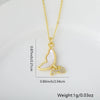 Wholesale Jewelry Accessories Copper Shell Violin Pendant Necklace Bracelet Fashion Micro Inlaid Electroplated 18K Real Gold Insect Pattern