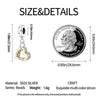 Wholesale Jewelry Accessories Copper Silver Plated Double Heart Shaped Dripping Oil Design Two Piece Set