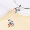 Wholesale Jewelry Accessories Copper Silver Plated Dripping Oil Design Pendant