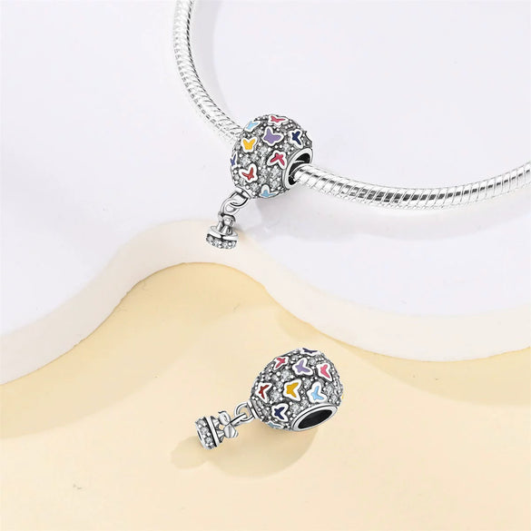 Wholesale Jewelry Accessories Copper Silver Plated Dripping Oil Design Pendant