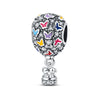 Wholesale Jewelry Accessories Copper Silver Plated Dripping Oil Design Pendant