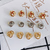 Wholesale Jewelry Accessories Copper With Copper Plating And Gold Beads For Ring Earrings Necklace