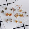 Wholesale Jewelry Accessories Copper With Copper Plating And Gold Beads For Ring Earrings Necklace