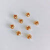 Wholesale Jewelry Accessories Copper With Copper Plating And Gold Beads For Ring Earrings Necklace