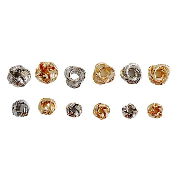 Wholesale Jewelry Accessories Copper With Copper Plating And Gold Beads For Ring Earrings Necklace