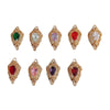 Wholesale Jewelry Accessories Copper Zircon Inlaid Double Hanging Hollow Pendant