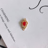 Wholesale Jewelry Accessories Copper Zircon Inlaid Double Hanging Hollow Pendant