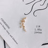 Wholesale Jewelry Accessories Copper Zircon Inlaid Star Bow Four Leaf Clover Hollow Pendant