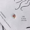 Wholesale Jewelry Accessories Copper Zircon Inlaid Star Bow Four Leaf Clover Hollow Pendant